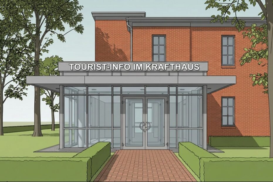 Mit KI bearbeitete Darstellung des Gebäudes "Krafthaus"